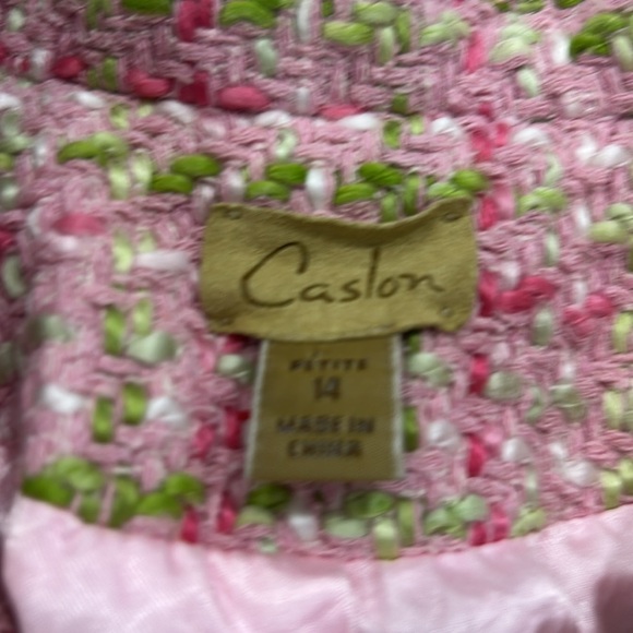 Caslon Morrison Raw Edge Hook Eye Closure‎ Blazer. Size 14 - Picture 6 of 10